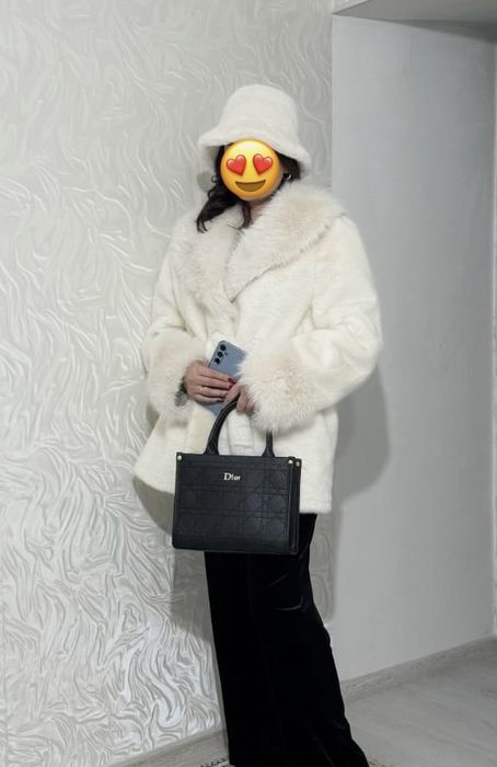 Шуба из эко-меха