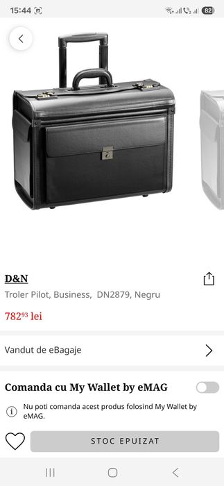 Troler/geanta NOU nefolosit la jumătate de pret adus din Germania ideal cadou