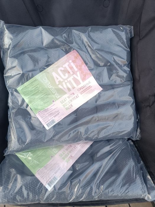 Сиденье (подушка) с наполнителем из лузги гречихи