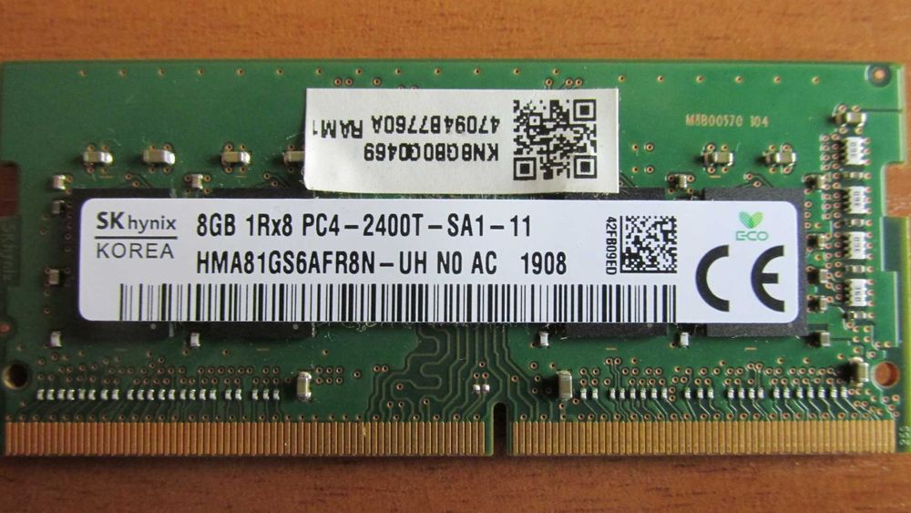 8 GB DDR4 памети за лаптоп