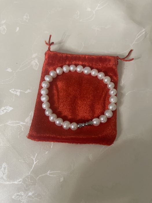 Браслет  серебрянный с феанитами