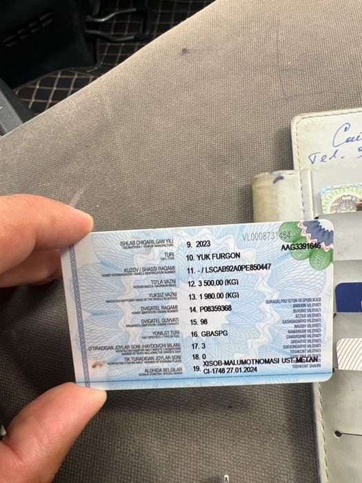 Changan (Bongo) sotiladi