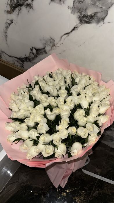 Цветы букет 101роза