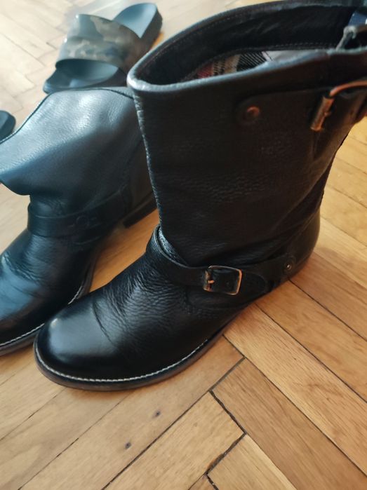 Cizme piele Tommy Hilfiger