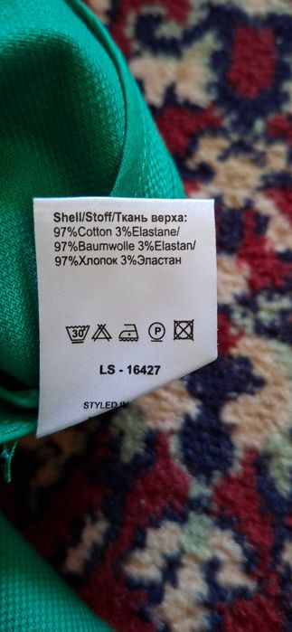 Rochie clasica din bumbac , verde , culoarea ierbii