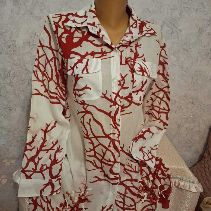 Дамска Риза с перли