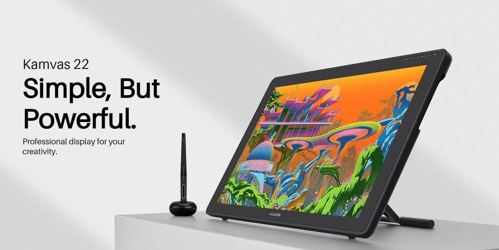Tableta grafica "22 inch Huion Kamwas Usb tip c cu stilou