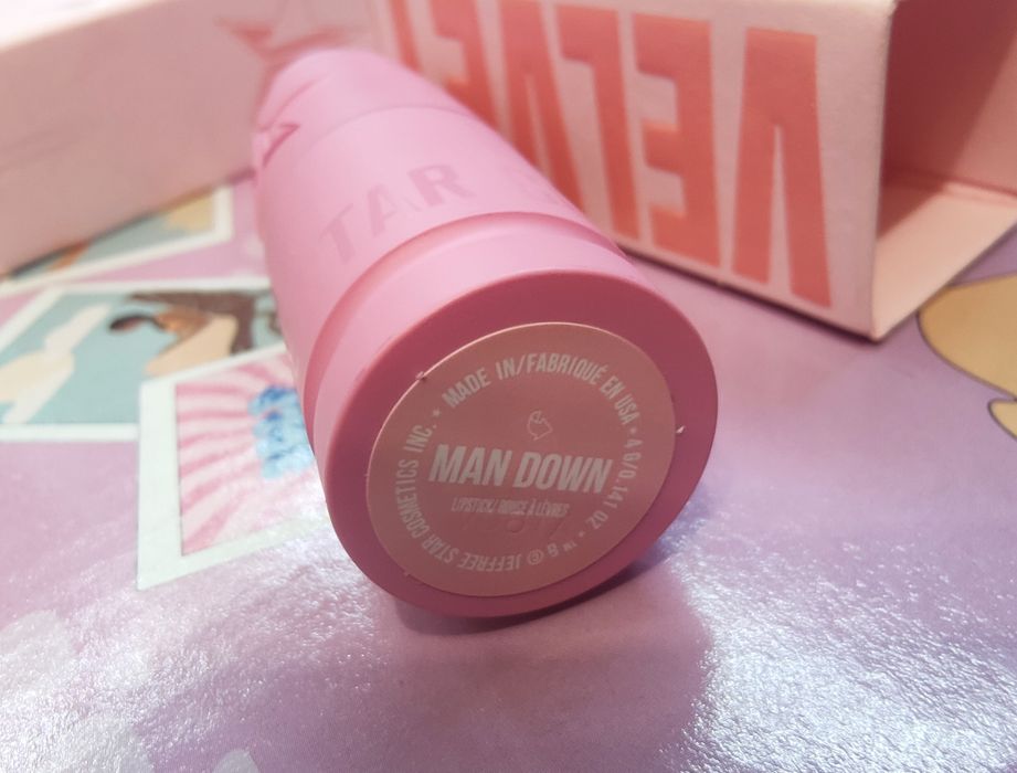 Ново червило Jeffree Star Velvet Trap lipstick цвят Man down