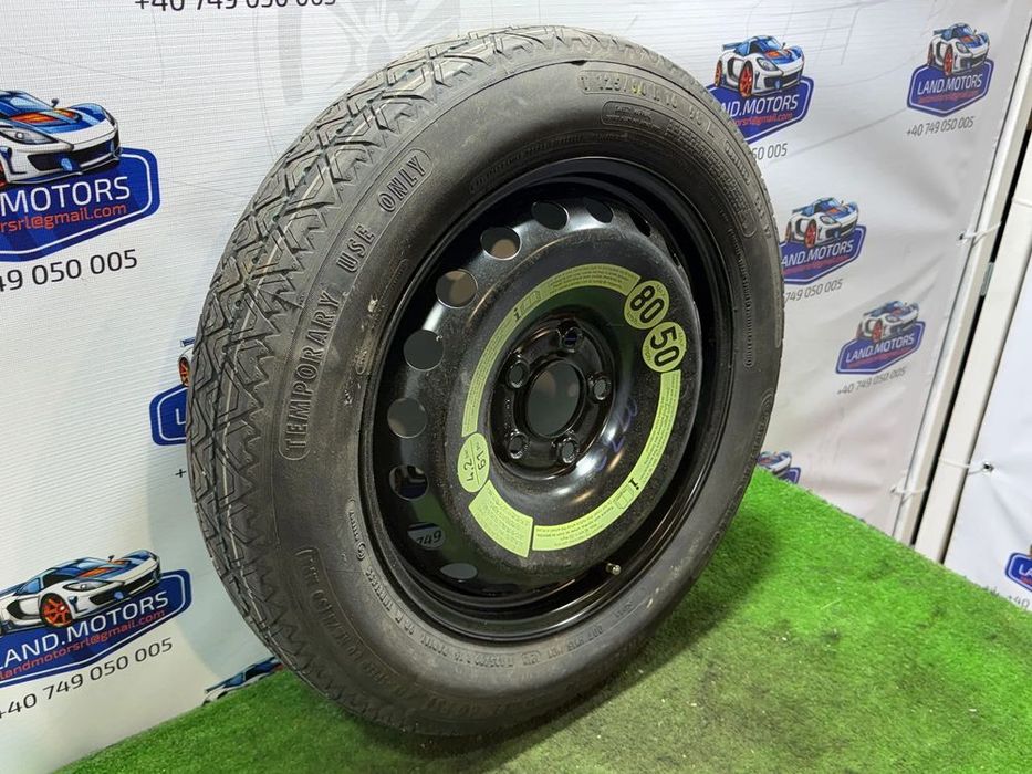 ROATĂ REZERVĂ MERCEDES 5x112 R16 / BENZ A180 CDI BlueEFFICIENCY W176 2015 / HATCHBACK 2012-2018 T125 / 90 98M