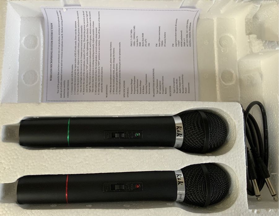 Микрофон - 2 бр. Безжични