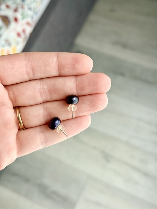 Cercei aur 14 K cu perle naturale de cultura