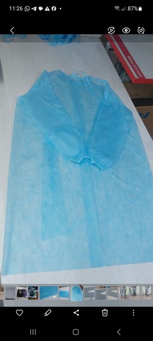 Однаразовые медицинские халаты