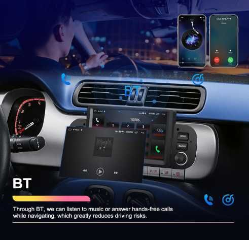 CAMECHO мултимедия за Fiat Panda 2013-2020, 1+32G, Android 13