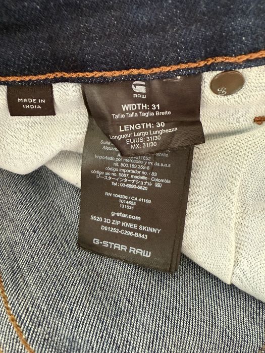 Дънки G-star Raw 3d ZipKnee Skinny 31
