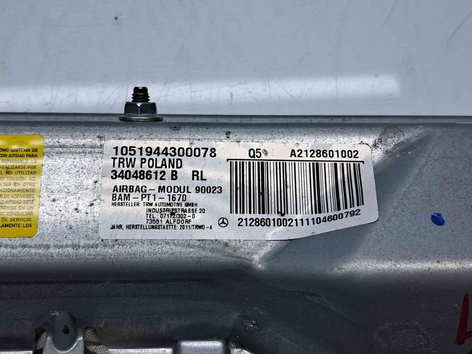 Airbag genunchi Mercedes Clasa E (W212) AMG [Fabr 2009-2016] 34048612
