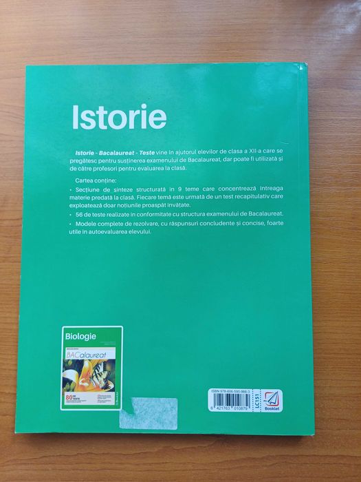 Carte de istorie pentru bacalaureat +memorator