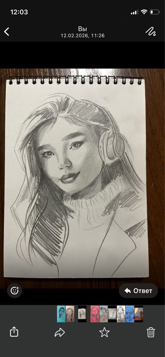 Портреты карандашом