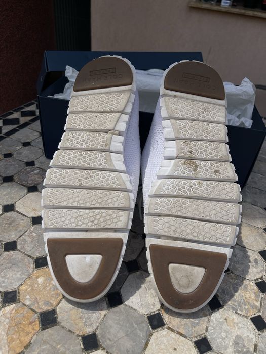 Mocasini de vara albi Cole Haan - marimea 44 - stare foarte buna