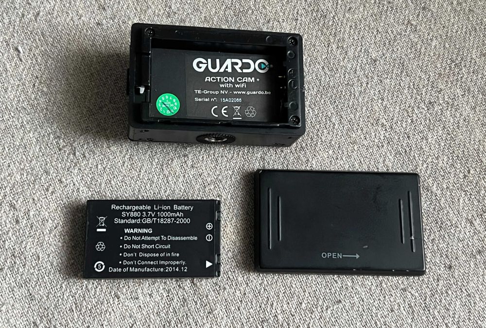 Camera sport Guardo Action Cam Plus WiFi full HD card 2GB inclus