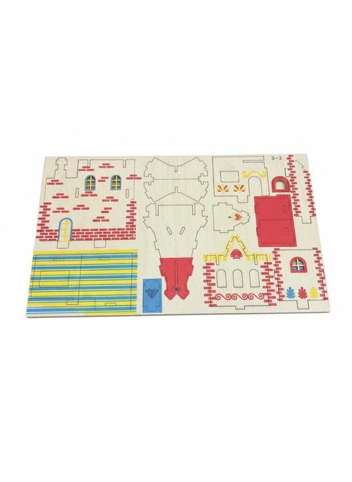 Macheta 3D din lemn Casa traditionala