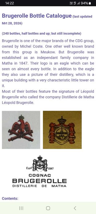 Cognac Napoleon de colecție, foarte rar!