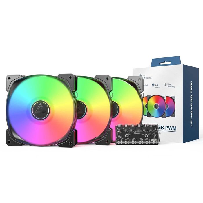 Case cooler Montech HP140 ARGB PWM 3in1