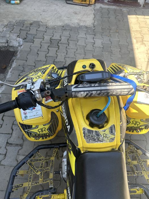 quad honda trx inmatriculat numere negre