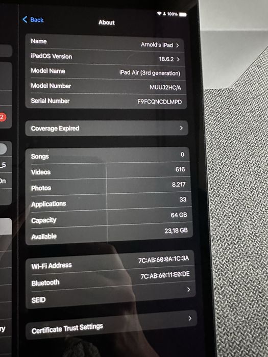 iPad Air 3 (2019) – 64GB + Apple Pencil (Gen. 1)