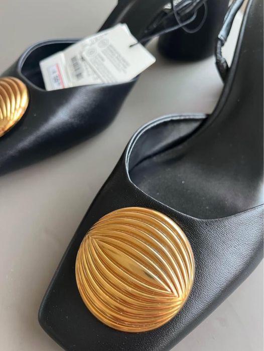 Sandale Zara, piele naturala