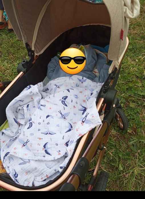 Коляска трансформер AIMILE 608, бежевый