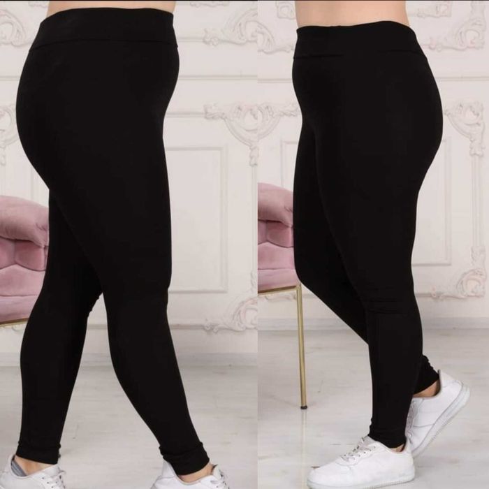 Colanți Clasici negri Plus Size.