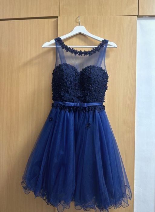 Rochie de ocazie albastra Diva Fashion