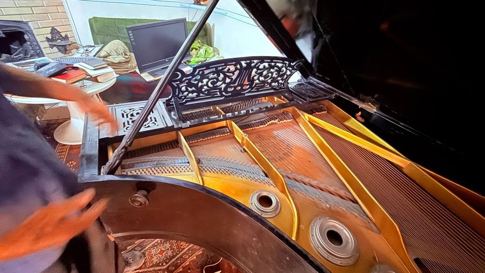 Рояль J. Kenpfer Fils (Варшава, антикварный, 1889 г.)  недорого