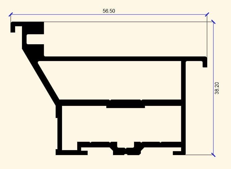 Алюминиевые профили для скрытого монтажа