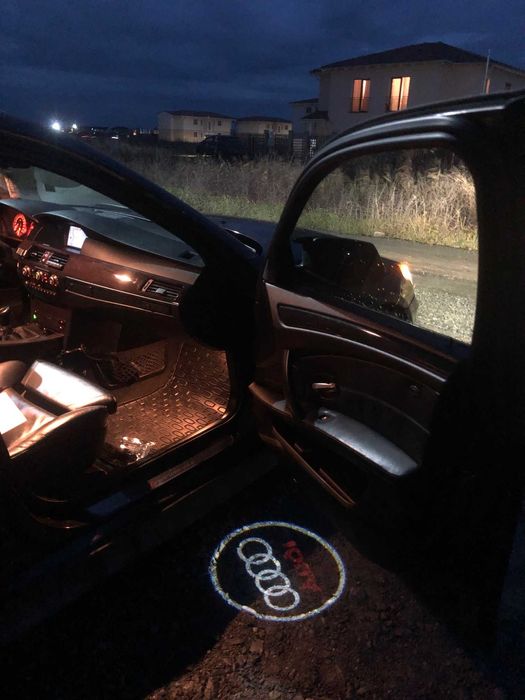 Set Lampi Logo Audi/Proiector/Holograma Usi A4 A5 A6 A7 A8 Q RS SQ TT