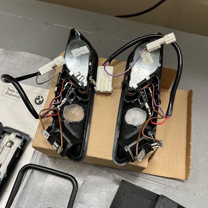 Новые ориг черные плафоны бмв е34 е32 bmw e34 e32