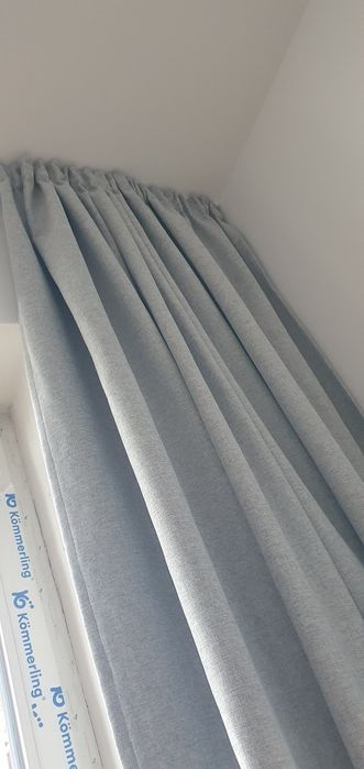 Draperie gri blackout 246cm L x 258cm H pt sina