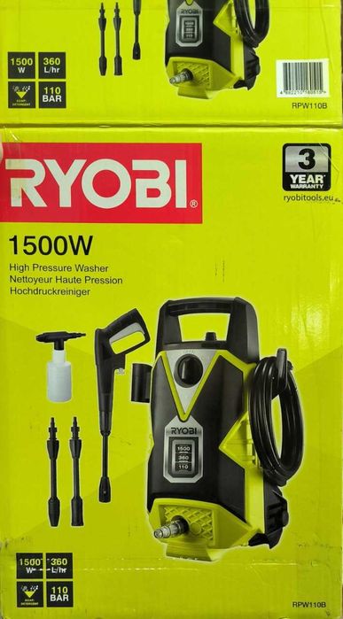 Мойка высокого давления Ryobi RPW110B (1