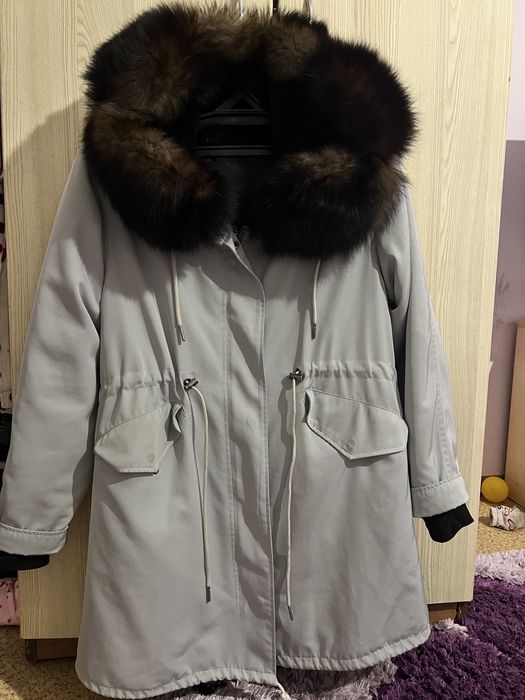 Парка натуральная 2в1