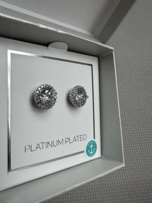 Cercei placați cu platină Icons Signature by Avon