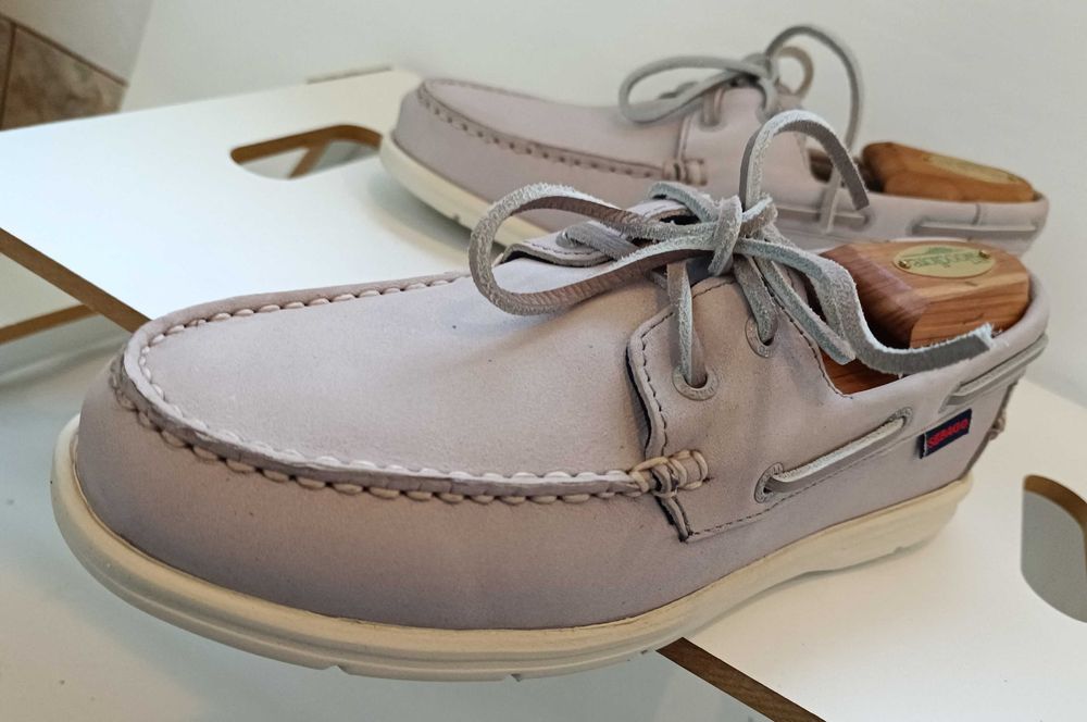 Pantofi mocasni boat 39.5 40 ppremium SEBAGO NOI piele naturala moale