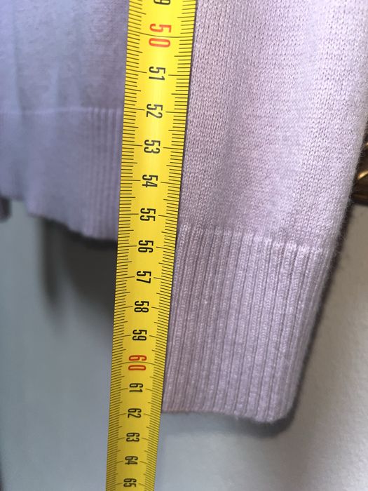 Pulover cu umeri despicați, mix lână