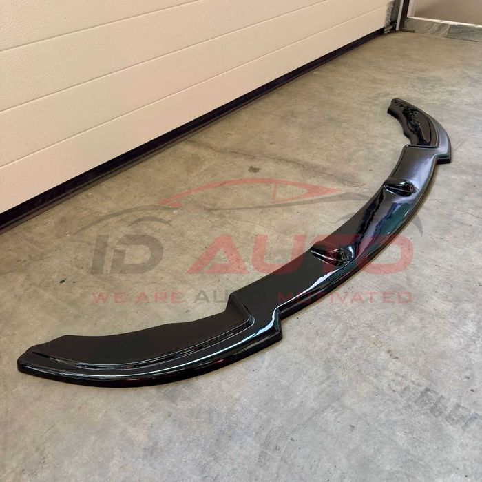 Преден лип спойлер за Bmw E46 Мтех броня, черен гланц, бмв е46 тунинг