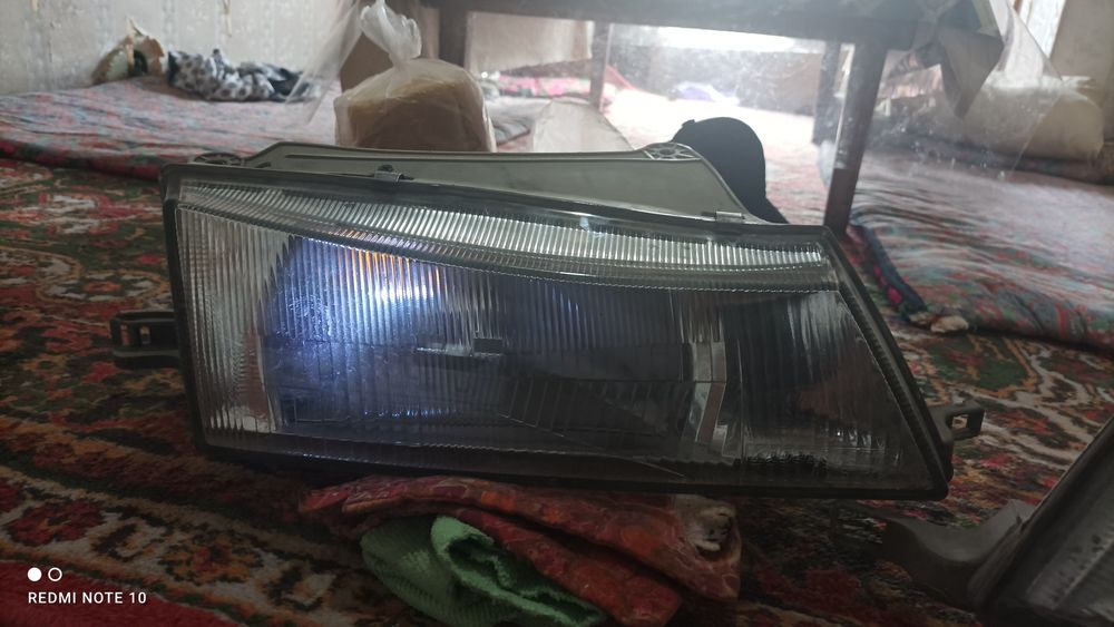 Передние Фары от Нексии и тюнинг табло от матиза