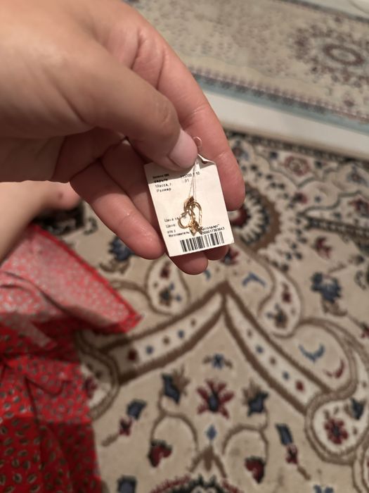 Детские серьги и кольцо продам
