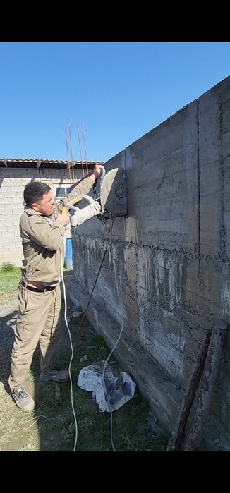 Алмазной бурения бетон кесиш