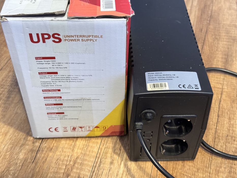UPS Braun Group 650VA / 390W  backup de curent ,sursa neintreruptibila