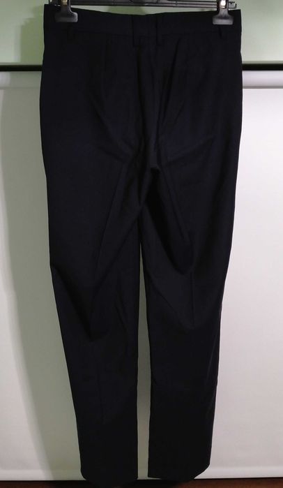 Дамски прав тъмносин панталон 38