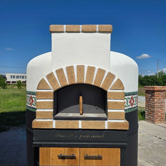 Cuptor pizza mobil cu lemne pe vatră – food truck, terasă, restaurant, events