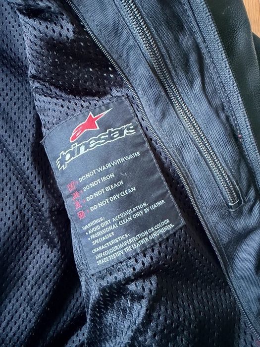 Alpinestars Leather Motorcycle Jacket Кожено Яке